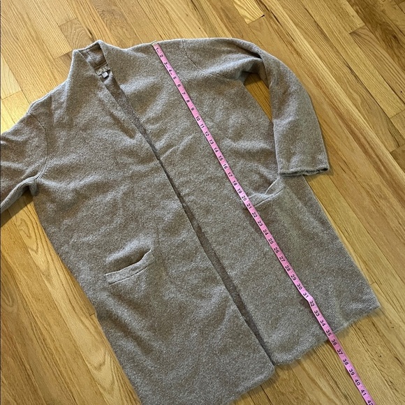 J. Crew Merino Wool Alpaca Blend Cocoon Longline Coatigan Sweater Sz S - Picture 8 of 10